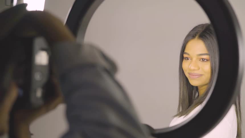 Models At A Studio Photoshoot