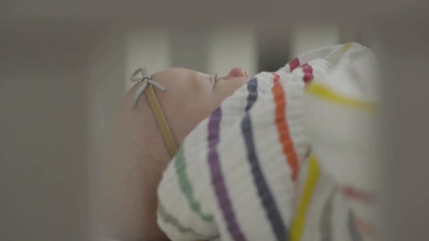 Mother And Baby At Home