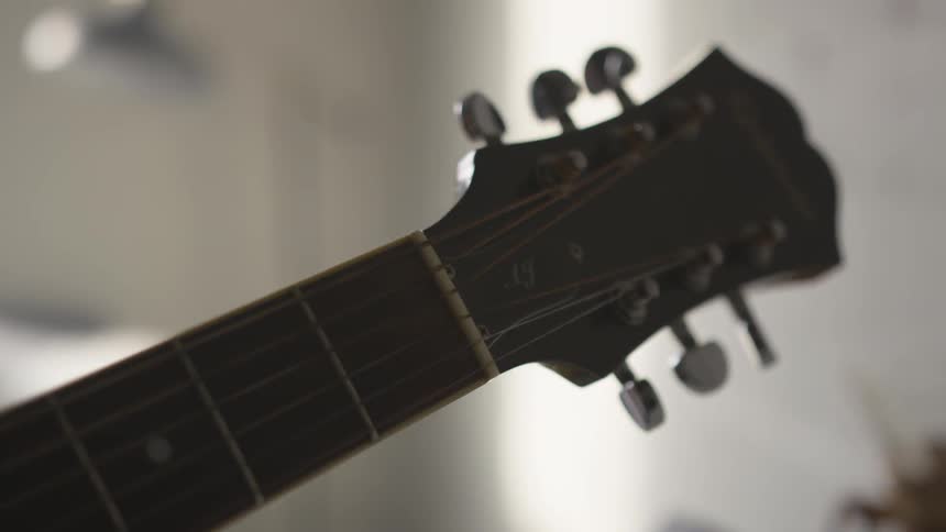 Musician In Small Apartment In New York City