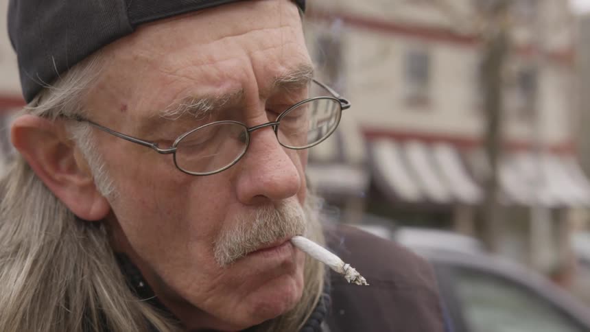 Musician Playing And Smoking