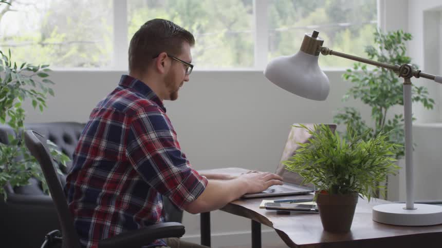 Man Working In Various Locations