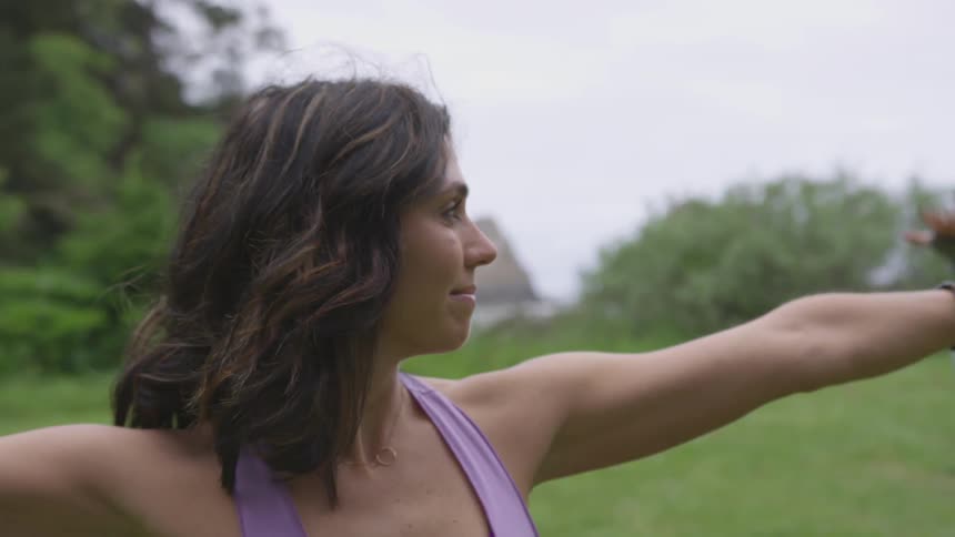 Moms Doing Yoga And Spending Time With Each Other