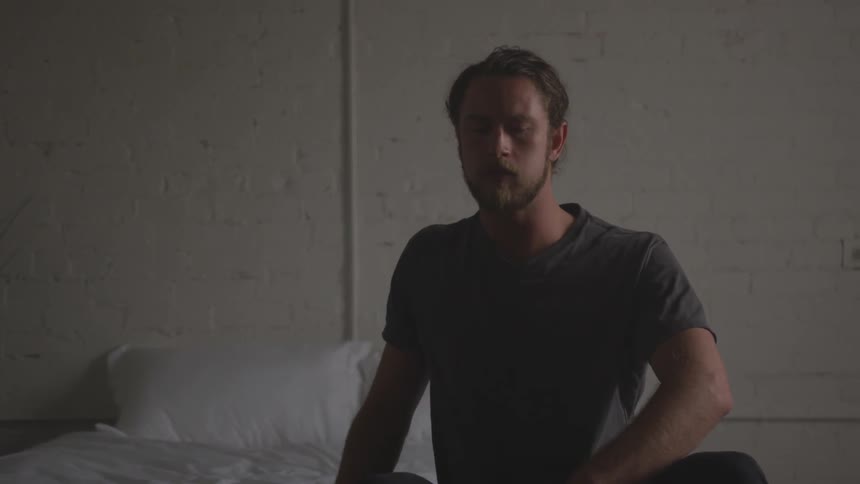 Musician In Small Apartment In New York City