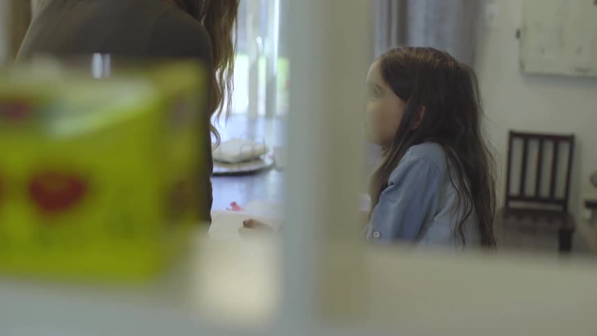 Mother Helping Daughter With Homework