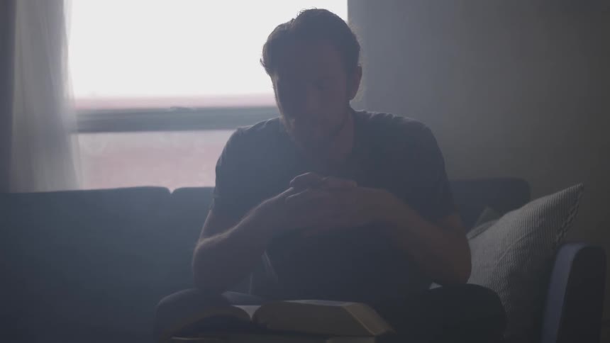 Musician In Small Apartment In New York City