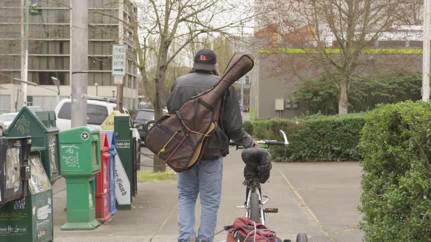 Musician Playing And Smoking