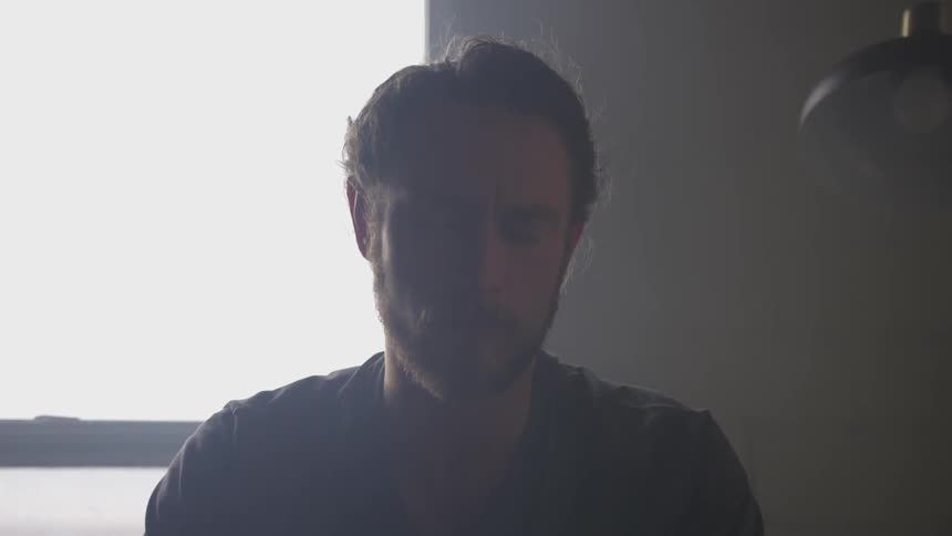 Musician In Small Apartment In New York City