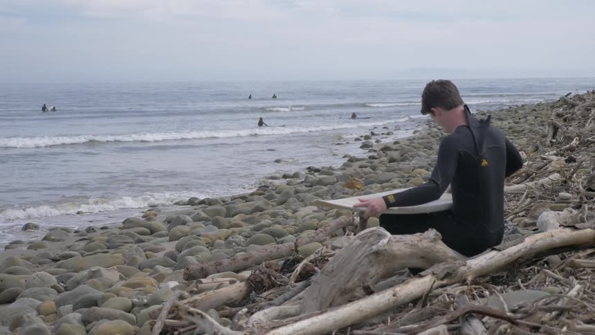 Man Surfing