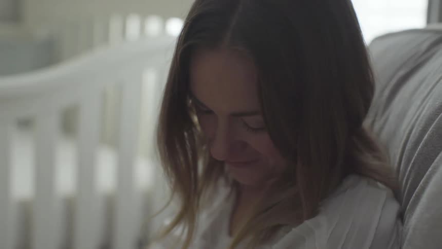 Mother And Baby At Home