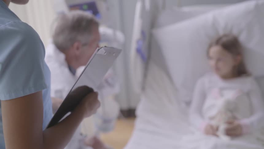 People Receiving Care In Hospital