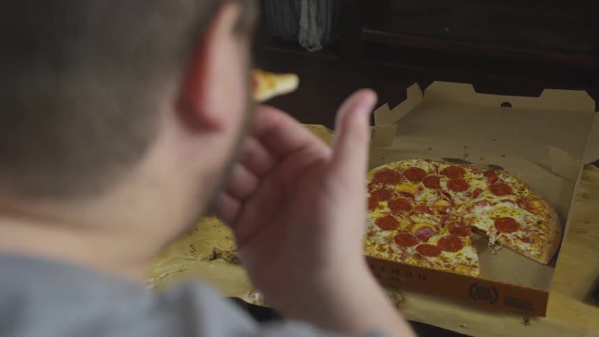 Overweight Man Trying To Lose Weight