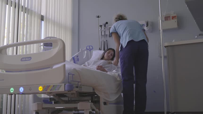 People Receiving Care In Hospital