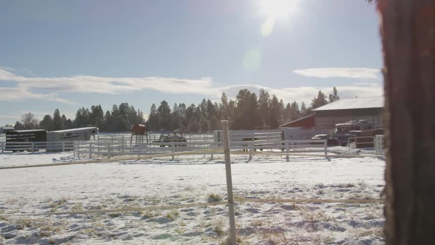 People Riding Horses In Snow