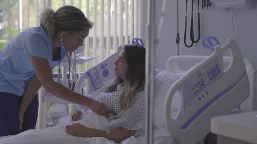 People Receiving Care In Hospital