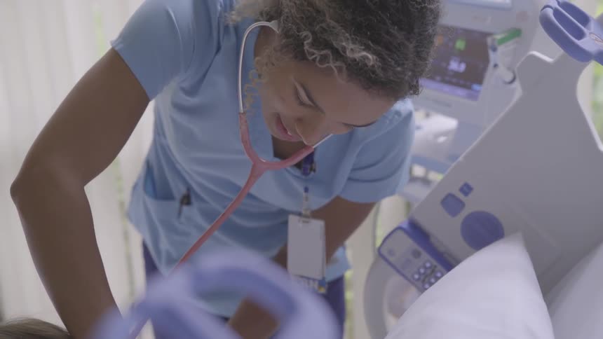 People Receiving Care In Hospital