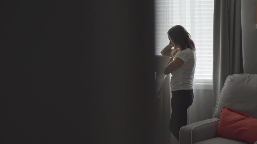 Mother And Baby At Home