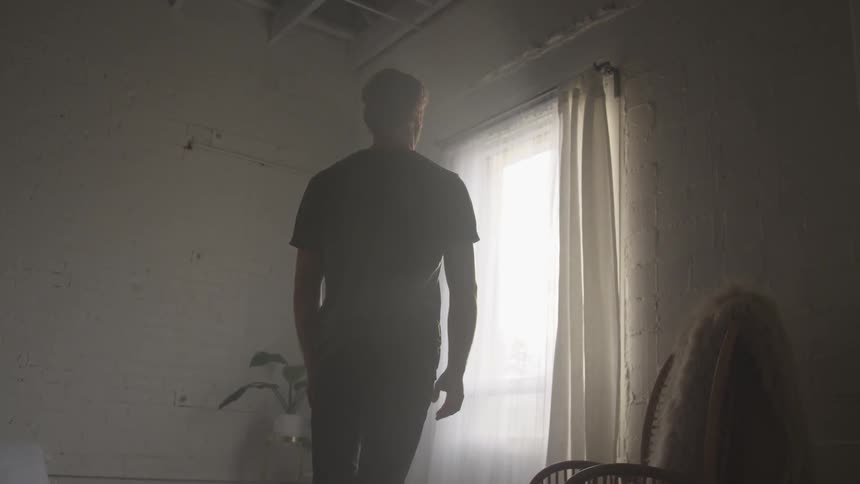 Musician In Small Apartment In New York City