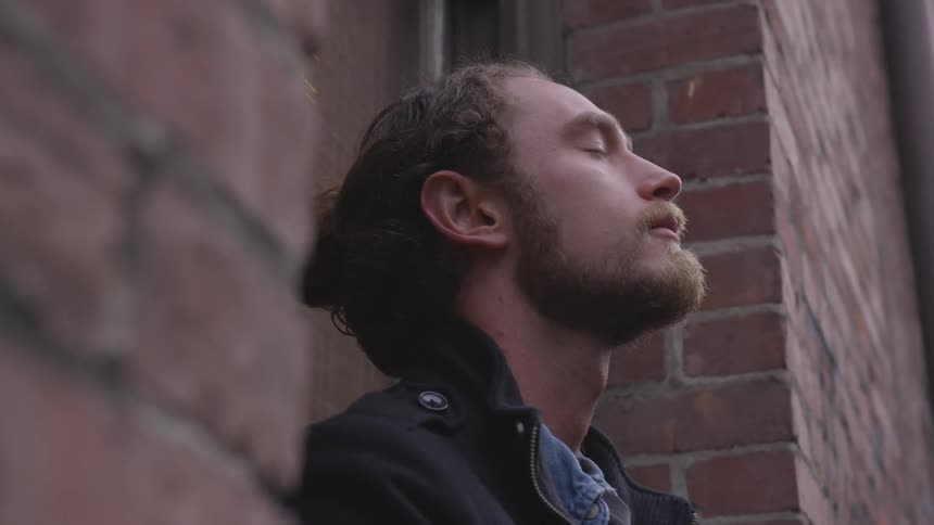 Musician In Small Apartment In New York City