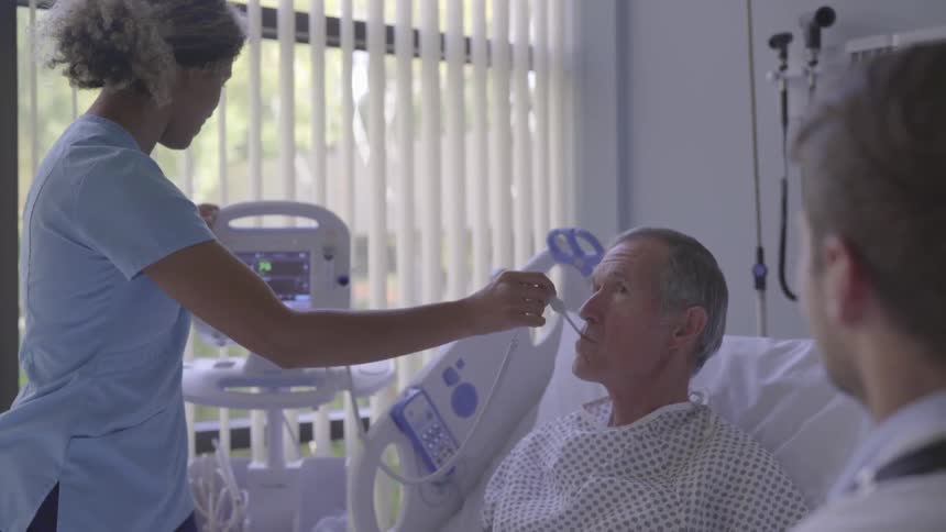 People Receiving Care In Hospital
