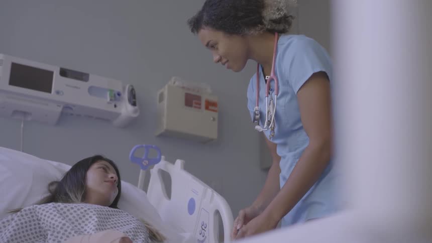 People Receiving Care In Hospital