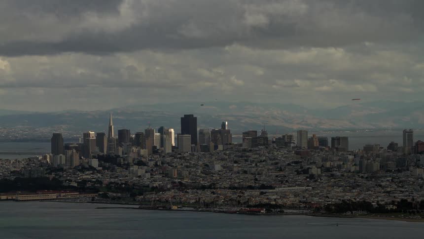 Aerial view of a city