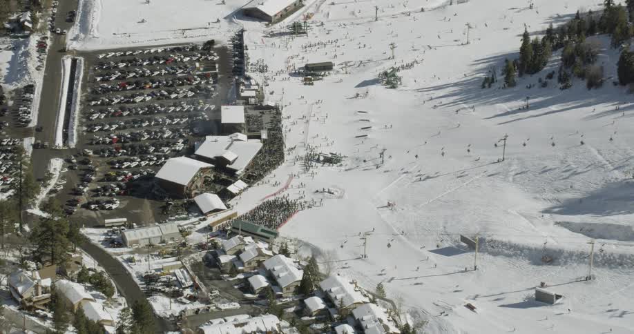 Ski Resort Winter Aerials