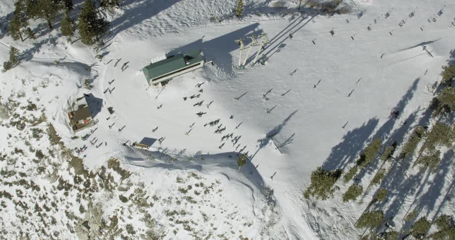 Ski Resort Winter Aerials