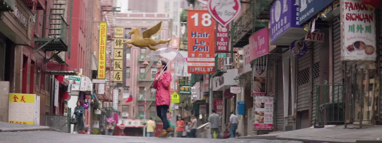 Woman Exploring In New York City