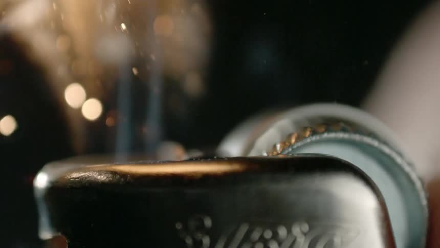A person lights a lighter