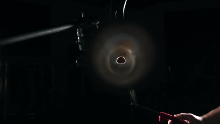 Close up of a flame igniting