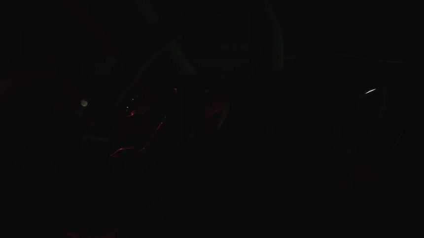 Muscle Car Driving At Night