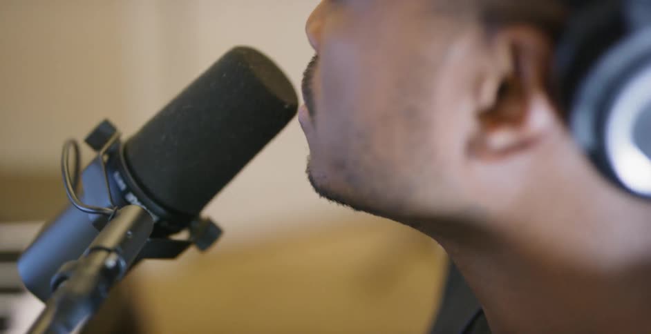 Musician In Home Studio