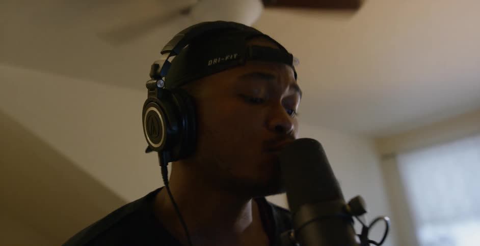 Musician In Home Studio