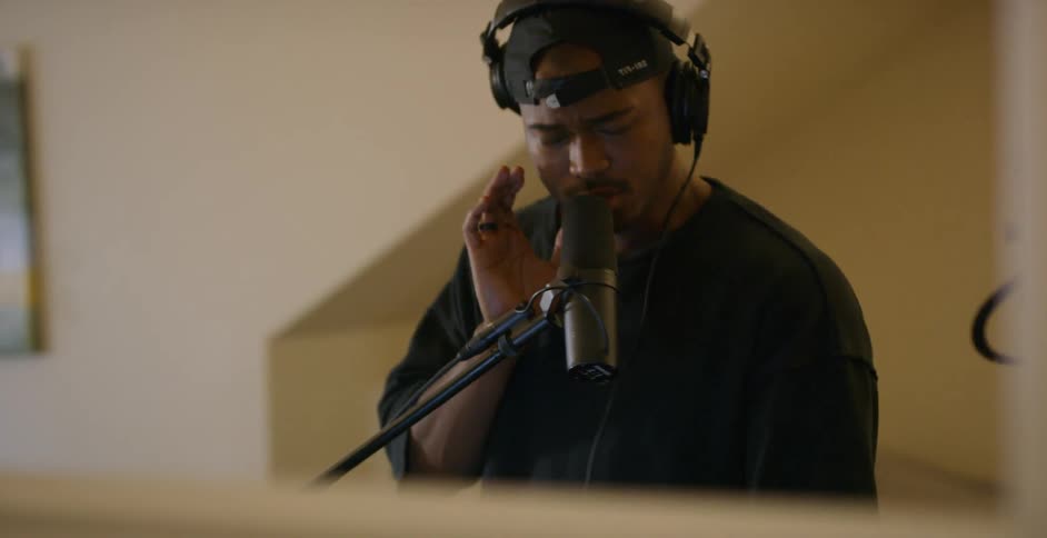 Musician In Home Studio