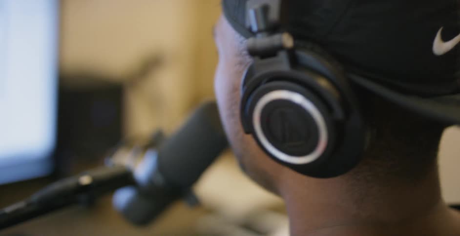Musician In Home Studio