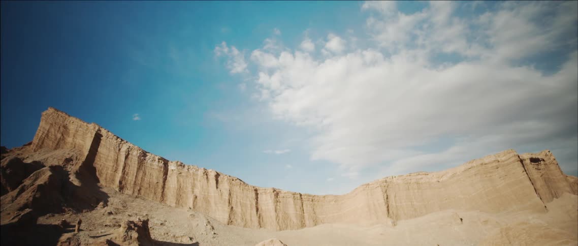 Desert cliffs on a sunny day