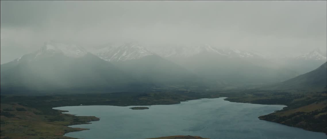 A snow capped mountain rage