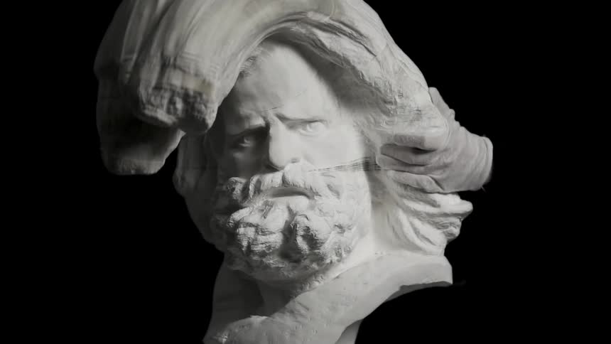 A bust of somebody