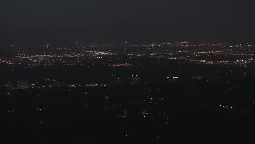 A city at night