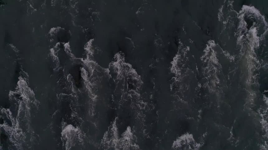 Water flowing over rocks in a stream