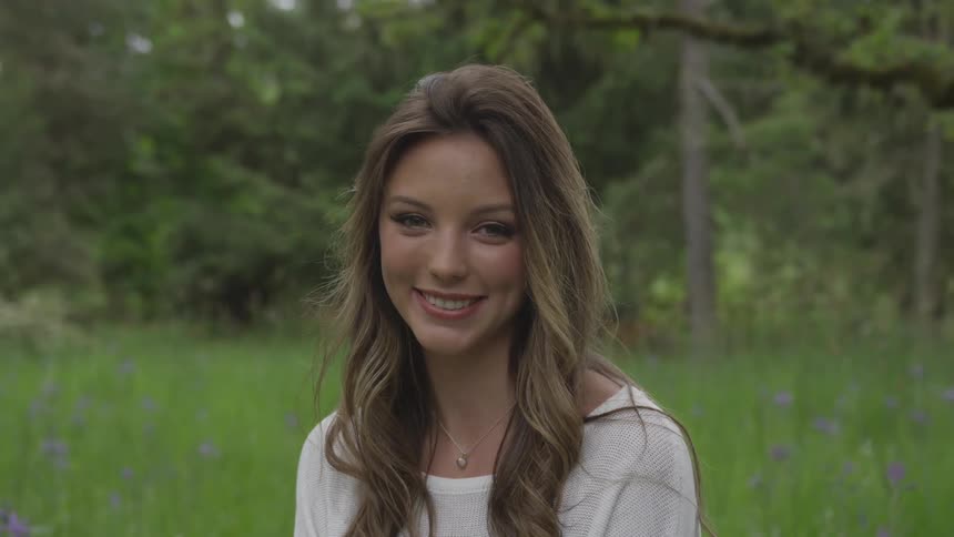 Woman smiling at the camera