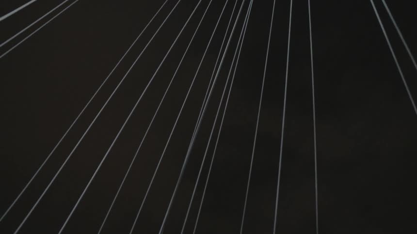 Wires attached to a tall pole