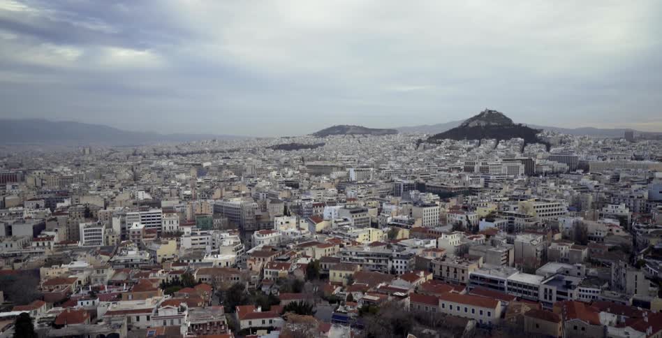 Aerial view of a city