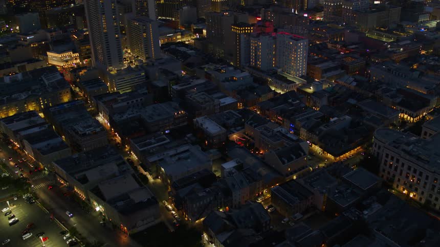 Night shot of a city