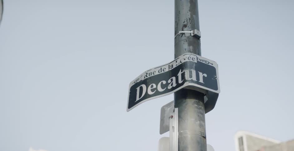 Close up of a street sign