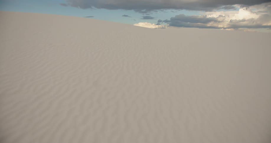 Sand dunes with an overcast sky