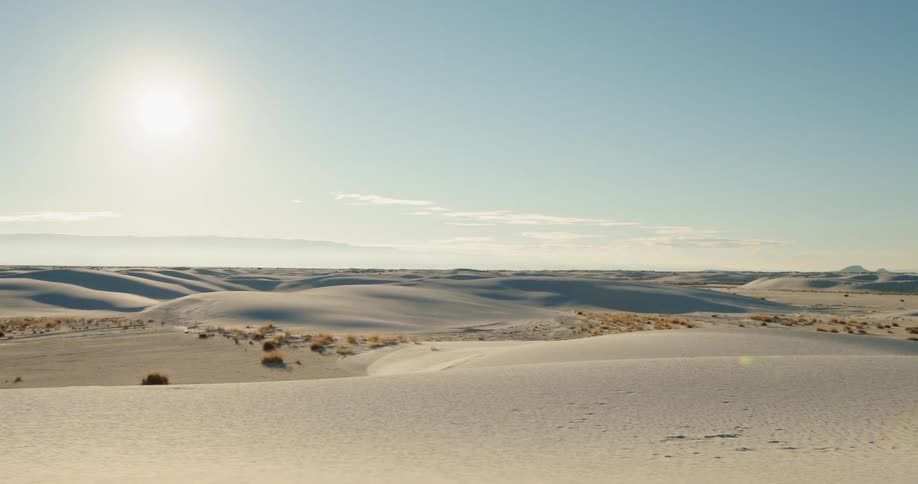 Landscape of desert dunes