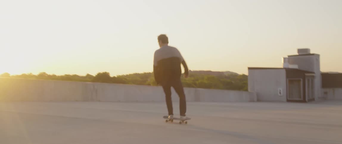Man skateboarding