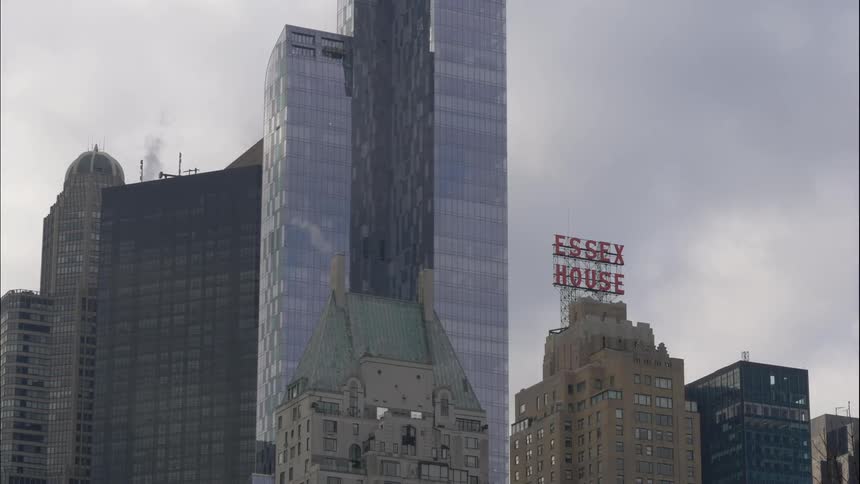 Time lapse of city buildings