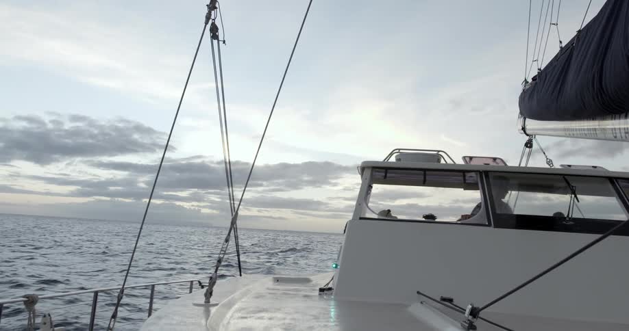 A boat on the ocean
